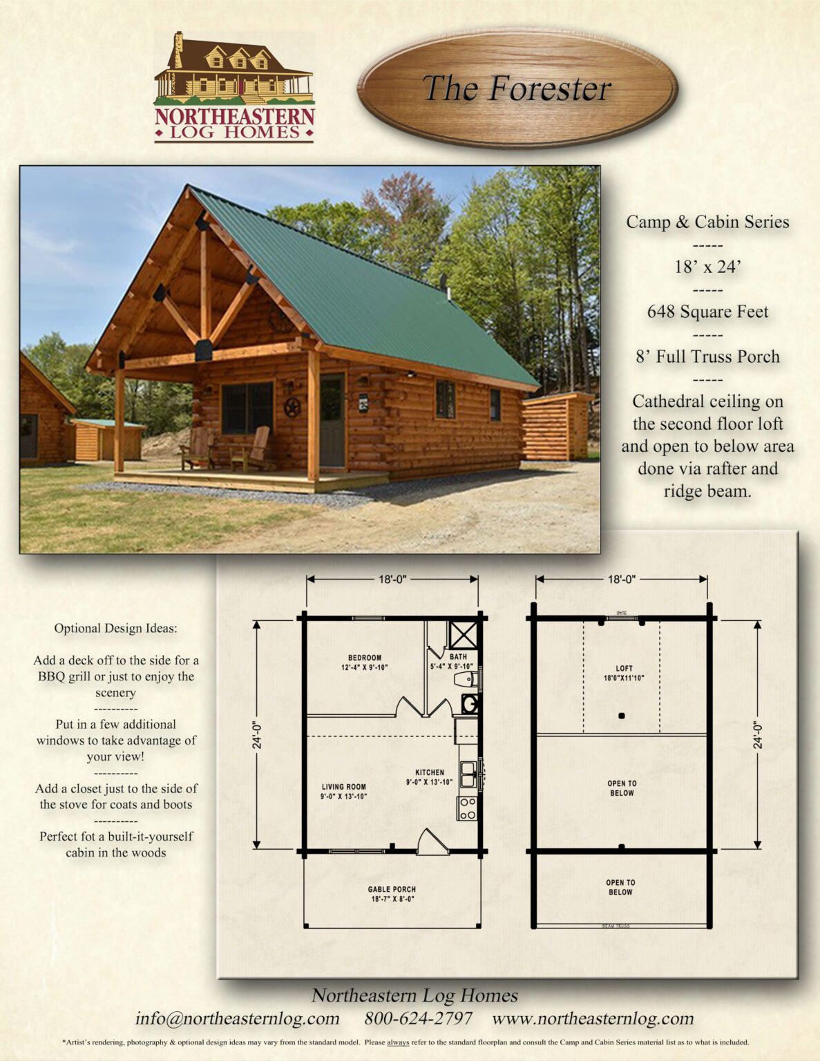 The Forester Northeastern Log Homes